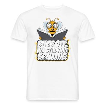 Concours de mots Spelling Bee Champion - T-shirt homme - blanc - Devant - AI Model Male 178 dark (178cm)