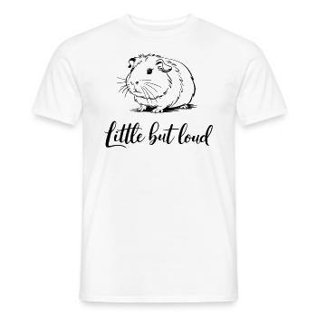 Guinea pig small but noisy - Men's T-Shirt - white - Front - AI Model Male 178 dark (178cm)