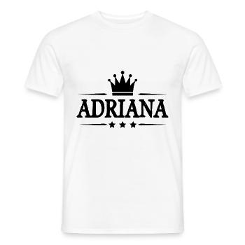 Adriana - T-shirt homme - blanc - Devant - AI Model Male 178 dark (178cm)