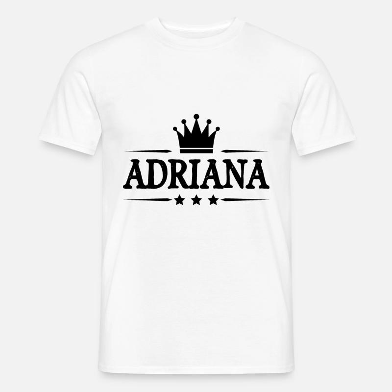 Adriana - T-shirt uomo - bianco