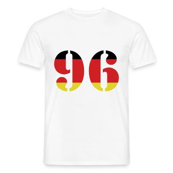 96 Numéro Jersey Allemagne - T-shirt homme - blanc - Devant - AI Model Male 178 dark (178cm)