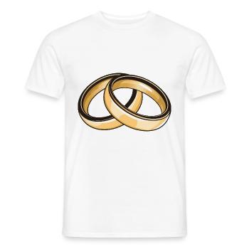 Alliances - T-shirt homme - blanc - Devant - AI Model Male 178 dark (178cm)