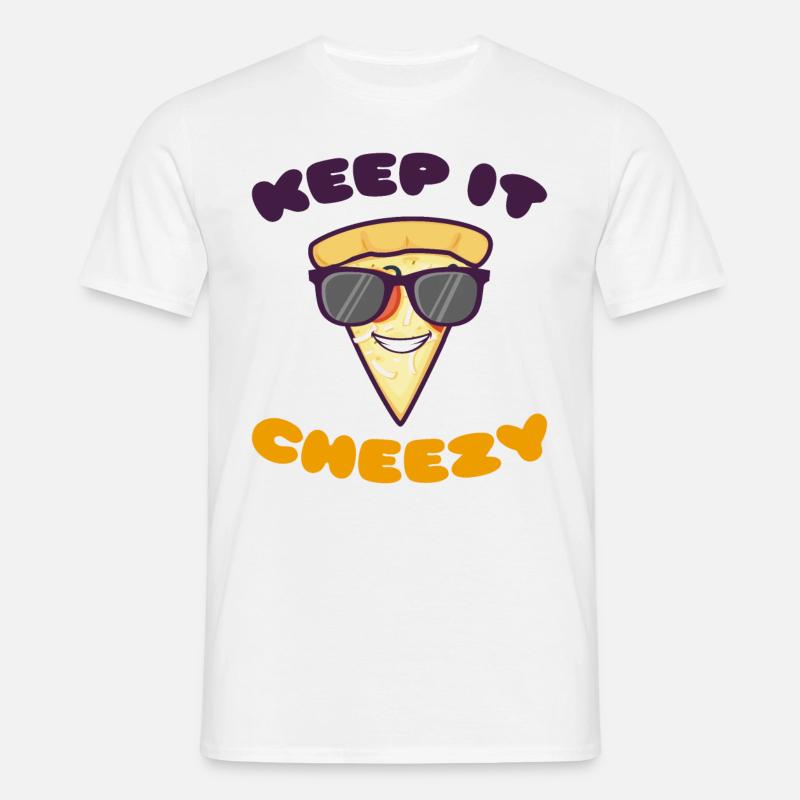 Keep it Cheezy - Männer T-Shirt - Weiß