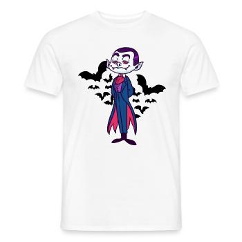 Vampire Kid Vampir Kid - Männer T-Shirt - Weiß - Vorne - AI Model Male 178 dark (178cm)