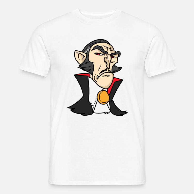 Sir Vampire Sir Vampire - Männer T-Shirt - Weiß