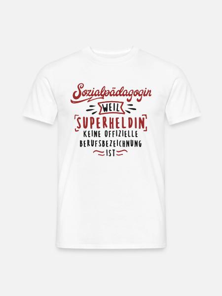 Sozialpädagogin Soziale Arbeit Sozialpädagogik - Männer T-Shirt - Weiß