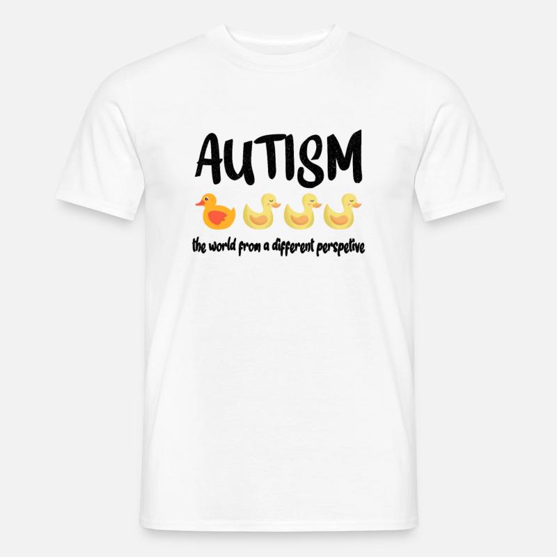 Autism awareness: different perspective - Männer T-Shirt - Weiß