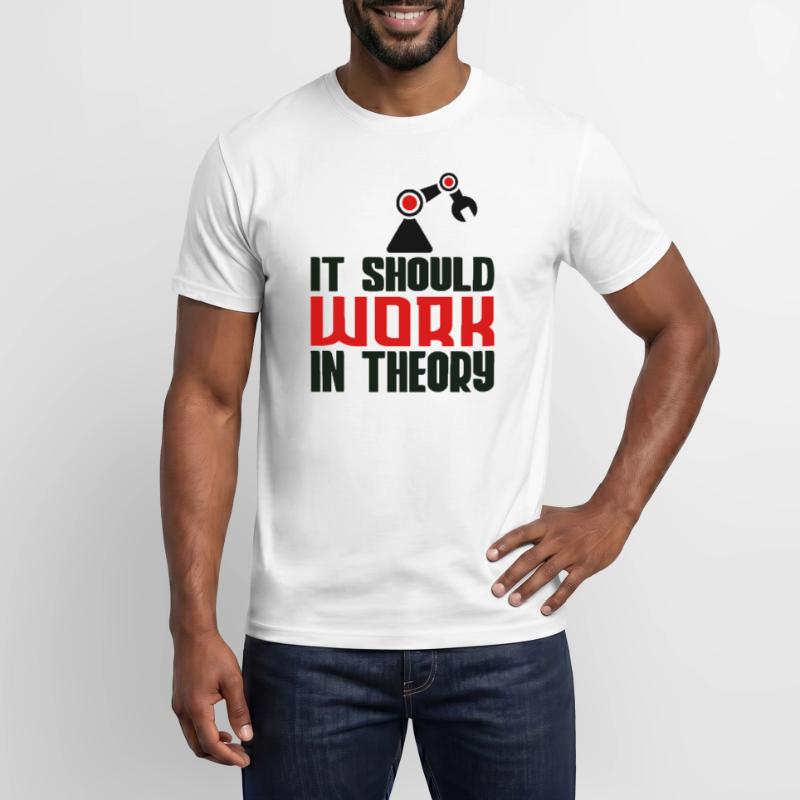 Robotics Machine Learning Robotics Engineering T-shirt homme