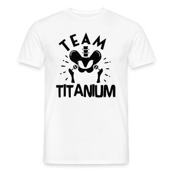 Hip Replacement Hip Surgery Post-OP Rehab Poison - T-shirt homme - blanc - Devant - AI Model Male 178 dark (178cm)