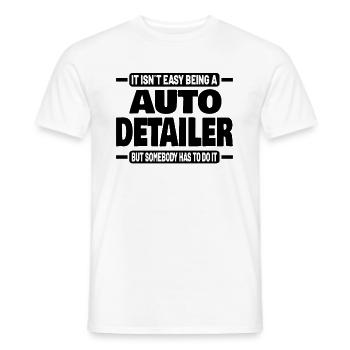 Mobile Auto Detailing Auto Detailing Car Detailer - Men's T-Shirt - white - Front - AI Model Male 178 dark (178cm)