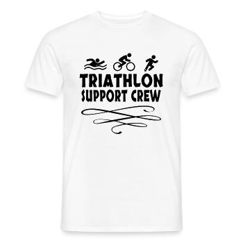 Triathlon Swim Bike Run Triathlète Sport Poison - T-shirt homme - blanc - Devant - AI Model Male 178 dark (178cm)