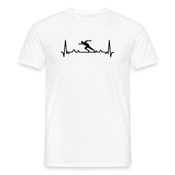 Athlétisme Athlétisme Runner Run Cadeau - T-shirt homme - blanc - Devant - AI Model Male 178 dark (178cm)