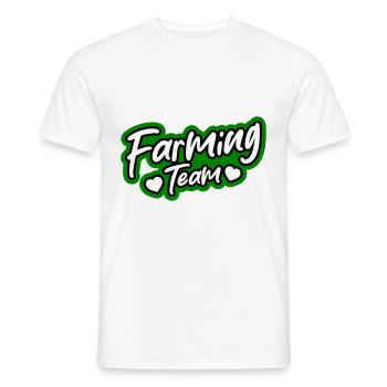 Farming Team - Männer T-Shirt - Weiß - Vorne - AI Model Male 178 dark (178cm)