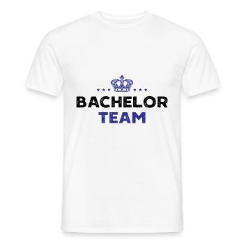 Équipe Bachelor - T-shirt homme - blanc - Devant - AI Model Male 178 dark (178cm)