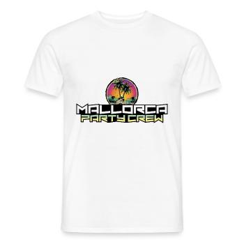 Mallorca Party Crew Urlaub - Männer T-Shirt - Weiß - Vorne - AI Model Male 178 dark (178cm)