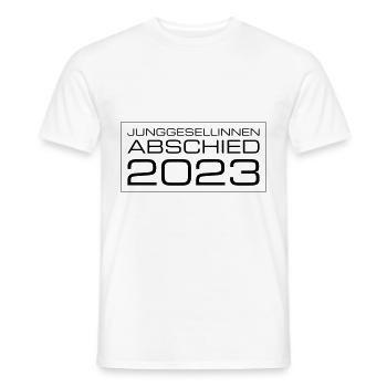 Junggesellinnen Abschied 2023 - Männer T-Shirt - Weiß - Vorne - AI Model Male 178 dark (178cm)