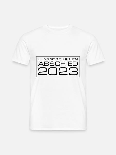 Junggesellinnen Abschied 2023 - Männer T-Shirt - Weiß