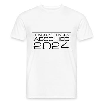 Junggesellinnen Abschied 2024 - Männer T-Shirt - Weiß - Vorne - AI Model Male 178 dark (178cm)