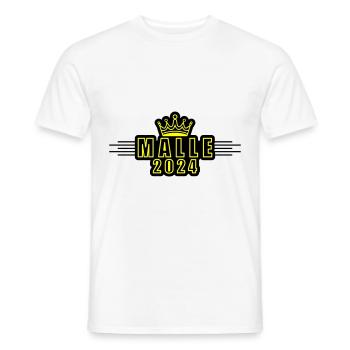 Malle 2024 Majorque Krone - T-shirt homme - blanc - Devant - AI Model Male 178 dark (178cm)