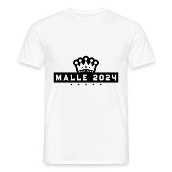 Malle 2024 Krone Holiday - Men's T-Shirt - white - Front - AI Model Male 178 dark (178cm)