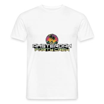 Amsterdam Party Crew Holiday - Men's T-Shirt - white - Front - AI Model Male 178 dark (178cm)