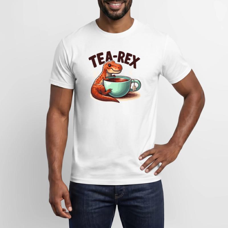Tee Rex Tee-Rex Teetrinker Geschenk Männer T-Shirt