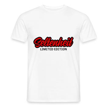 Seltenheit Limited Edition - Männer T-Shirt - Weiß - Vorne - AI Model Male 178 dark (178cm)