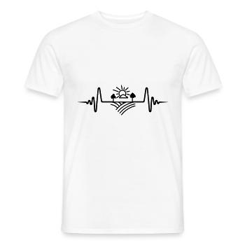 Agriculteur agricole Puls - T-shirt homme - blanc - Devant - AI Model Male 178 dark (178cm)