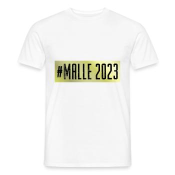 Malle 2023 - T-shirt homme - blanc - Devant - AI Model Male 178 dark (178cm)