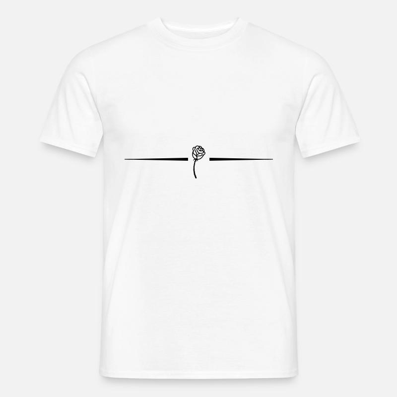 Rosenlinjen - T-shirt herr - vit
