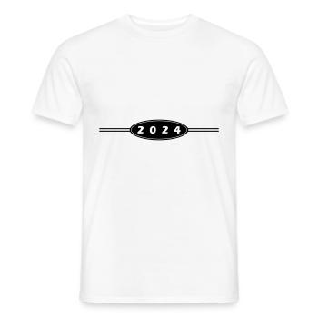 Symbole 2024 - T-shirt homme - blanc - Devant - AI Model Male 178 dark (178cm)