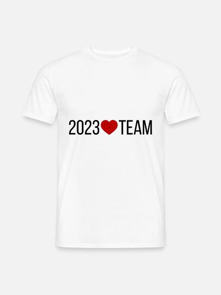2023 Team Heart - Men's T-Shirt - white