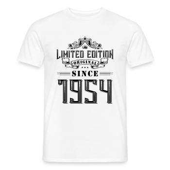 1954 limited edition - Men's T-Shirt - white - Front - AI Model Male 178 dark (178cm)