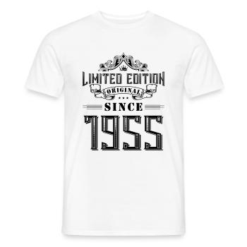 1955 limited edition - Männer T-Shirt - Weiß - Vorne - AI Model Male 178 dark (178cm)