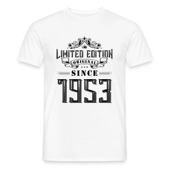 Édition limitée 1953 - T-shirt homme - blanc - Devant - AI Model Male 178 dark (178cm)