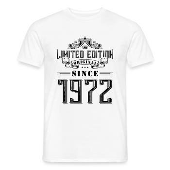 Édition limitée 1972 - T-shirt homme - blanc - Devant - AI Model Male 178 dark (178cm)
