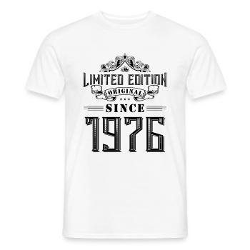 Édition limitée 1976 - T-shirt homme - blanc - Devant - AI Model Male 178 dark (178cm)