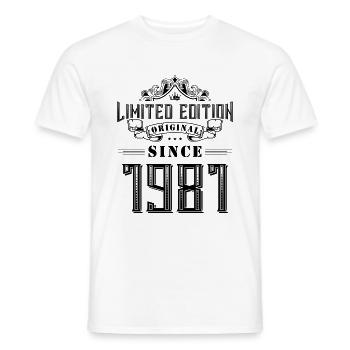 Édition limitée 1981 - T-shirt homme - blanc - Devant - AI Model Male 178 dark (178cm)