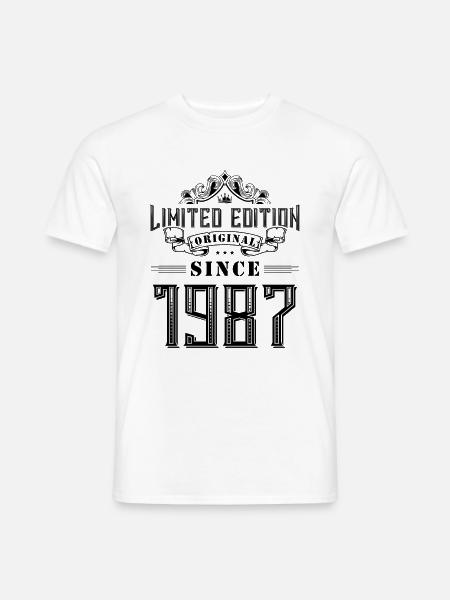 1987 Limited Edition - Men's T-Shirt - white