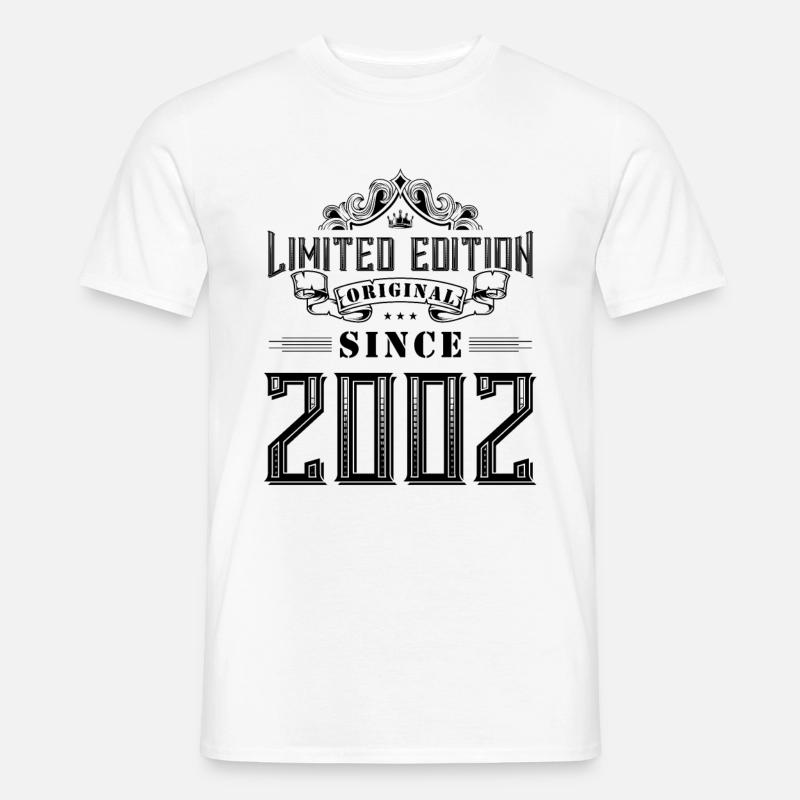 2002 limited edition - Männer T-Shirt - Weiß