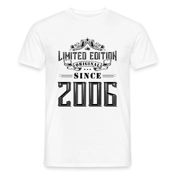Édition limitée 2006 - T-shirt homme - blanc - Devant - AI Model Male 178 dark (178cm)