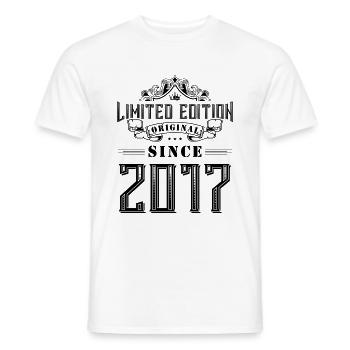 Édition limitée 2017 - T-shirt homme - blanc - Devant - AI Model Male 178 dark (178cm)
