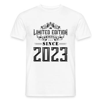 Édition limitée 2023 - T-shirt homme - blanc - Devant - AI Model Male 178 dark (178cm)