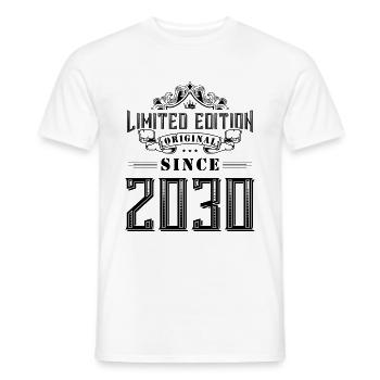 2030 limited edition - Men's T-Shirt - white - Front - AI Model Male 178 dark (178cm)