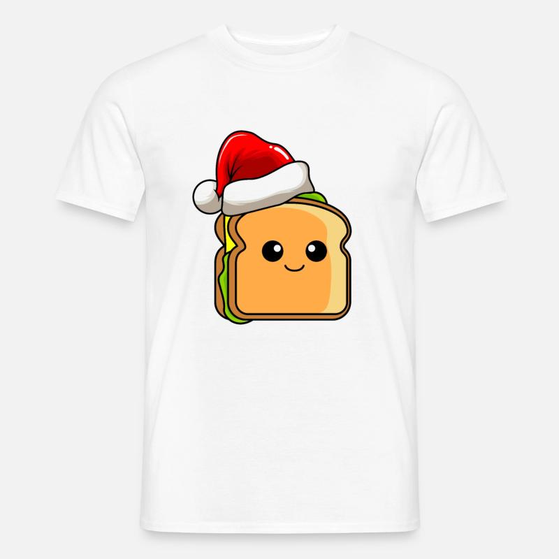 Sandwich Christmas Comic Xmas - Men's T-Shirt - white