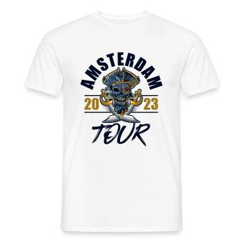 Amsterdam 2023 Skeleton - Men's T-Shirt - white - Front - AI Model Male 178 dark (178cm)