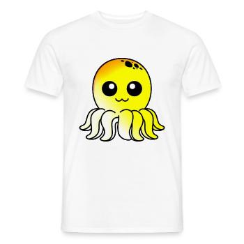 Krake Comic Tier - Männer T-Shirt - Weiß - Vorne - AI Model Male 178 dark (178cm)