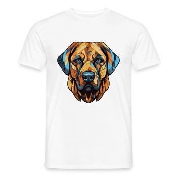 Kangal Hund Portrait - Männer T-Shirt - Weiß - Vorne - AI Model Male 178 dark (178cm)