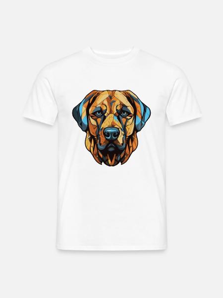 Kangal Dog Portrait - Men's T-Shirt - white