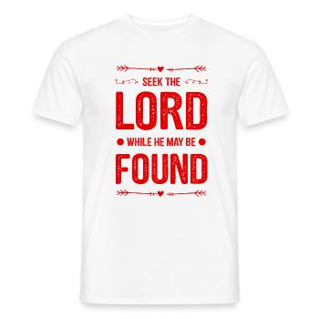 gott bibel spruch - Männer T-Shirt - Weiß - Vorne - AI Model Male 178 dark (178cm)